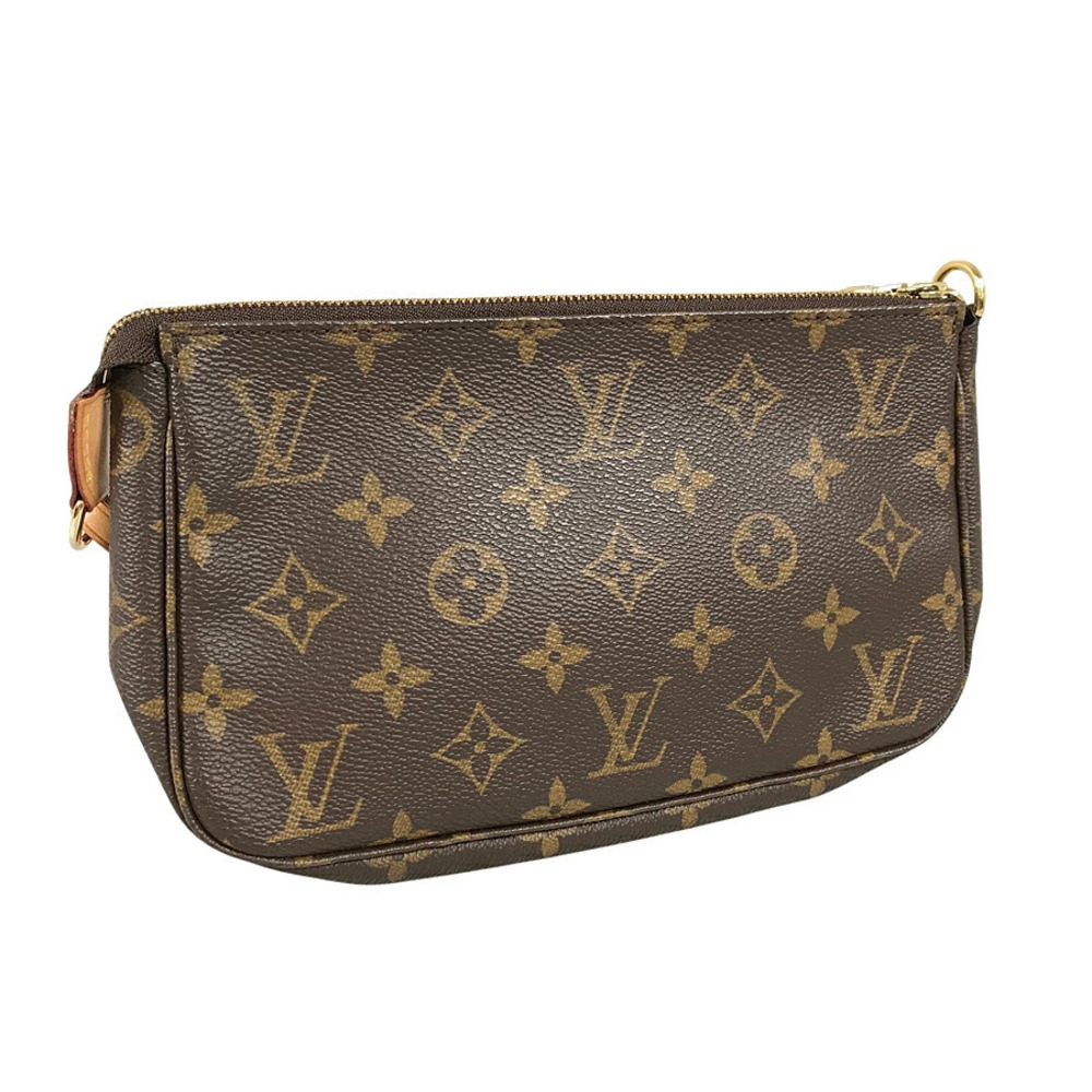Louis Vuitton Pochette Clutch Accessoires Pouch Monogram Brown